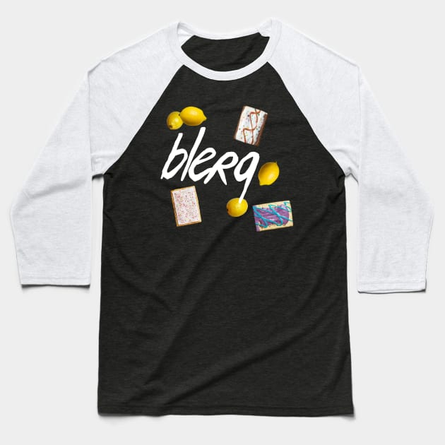 Liz Lemon's Catchphrase: BLERG! Baseball T-Shirt by Xanaduriffic